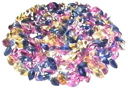 rainbow sapphires gem stones